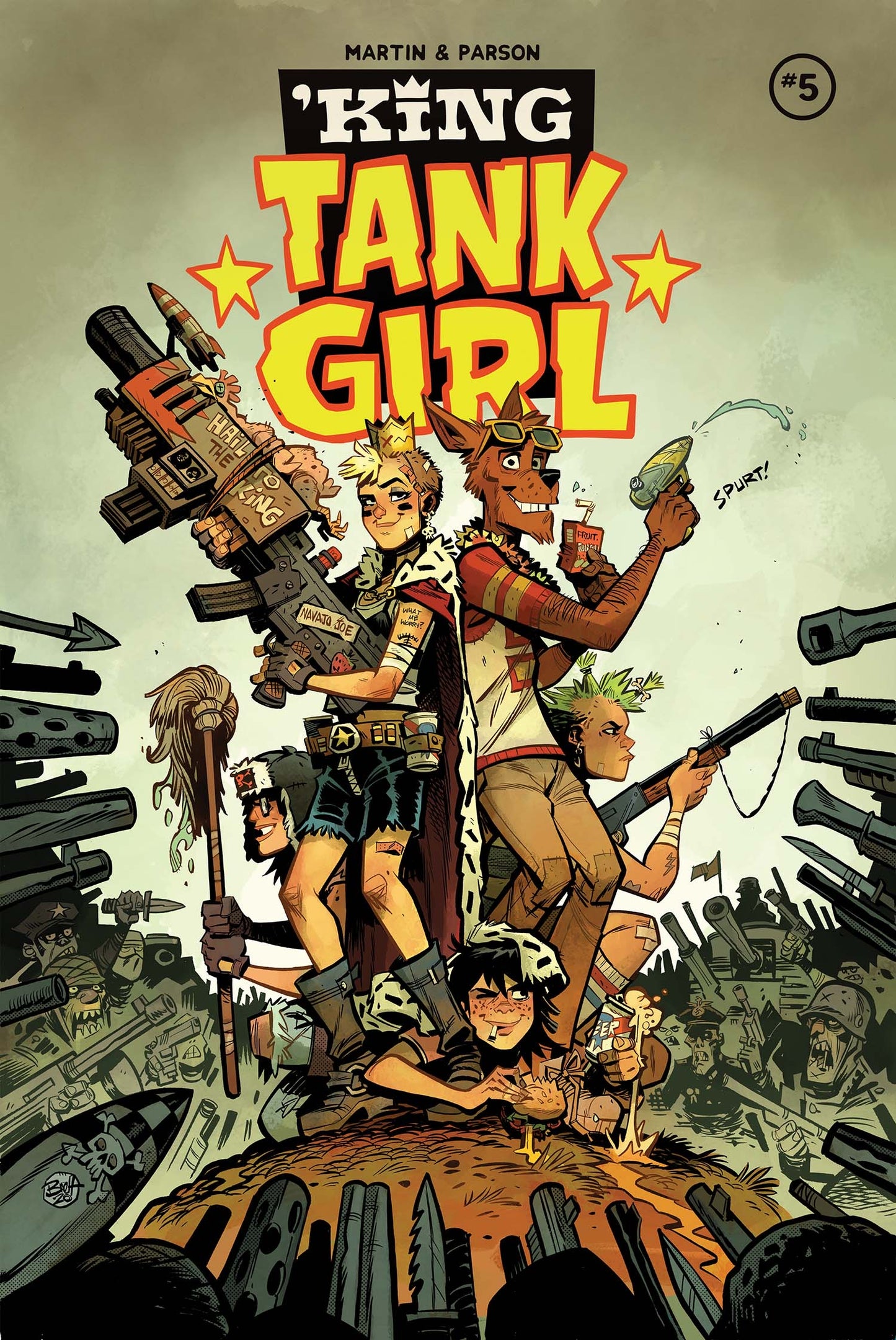 'KING TANK GIRL #1-5 CVR A Brett Parson - (Bulk QTY of 50)