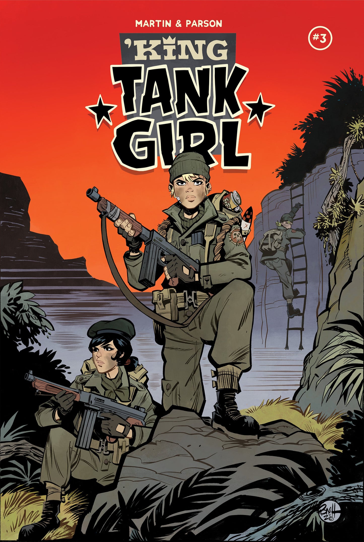 'KING TANK GIRL #3 CVR A- Brett Parson- (Bulk QTY of 10)
