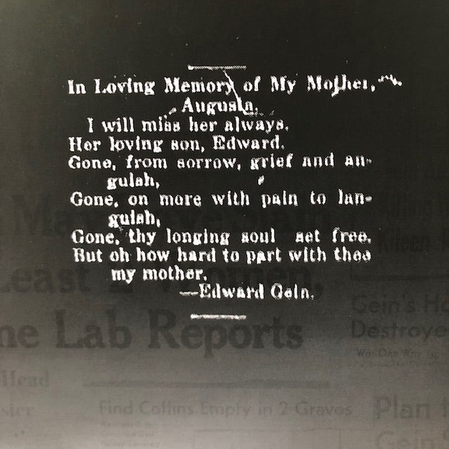 Slipcase package "Did You Hear What Eddie Gein Done?"