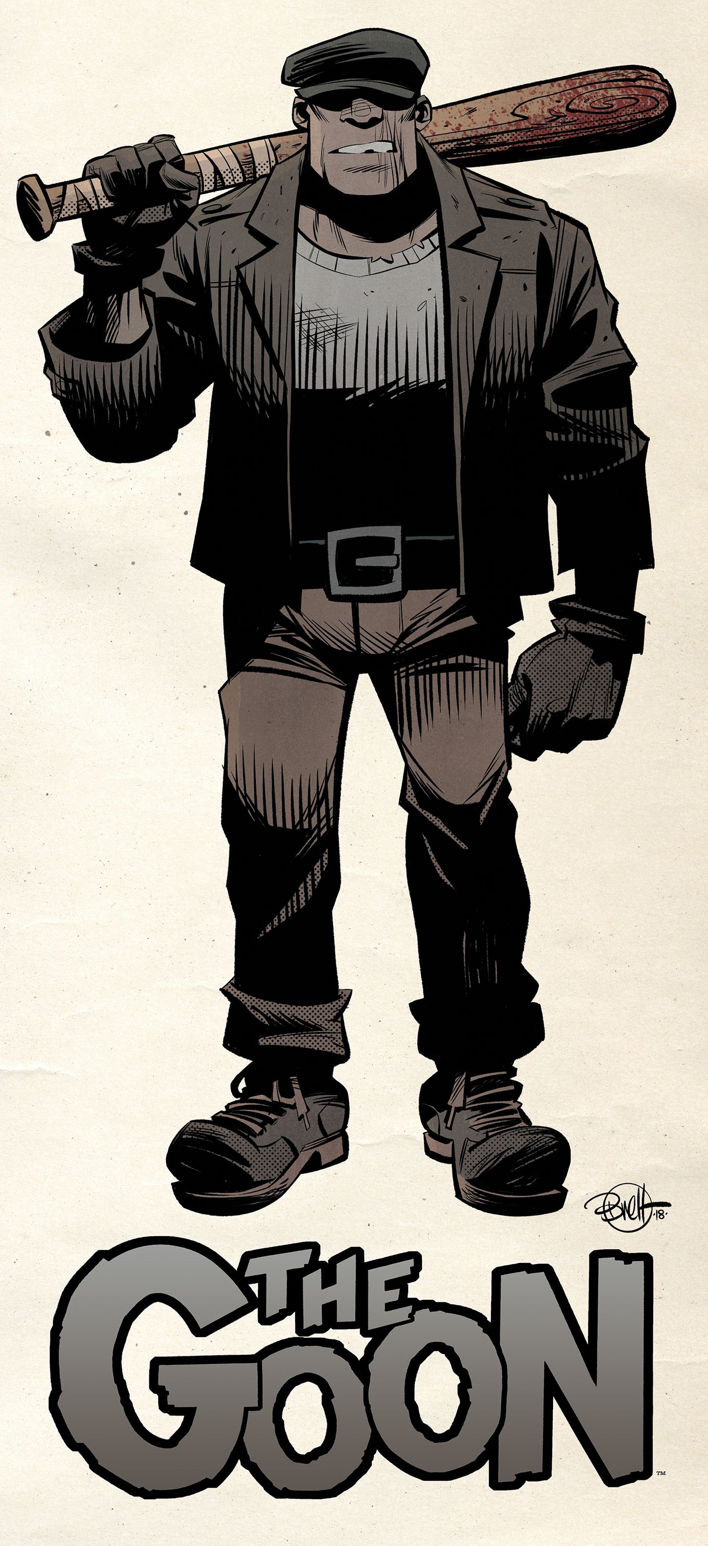 THE GOON BRETT PARSON PRINT