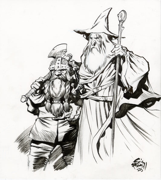 Gandalf & Gimli Sketch