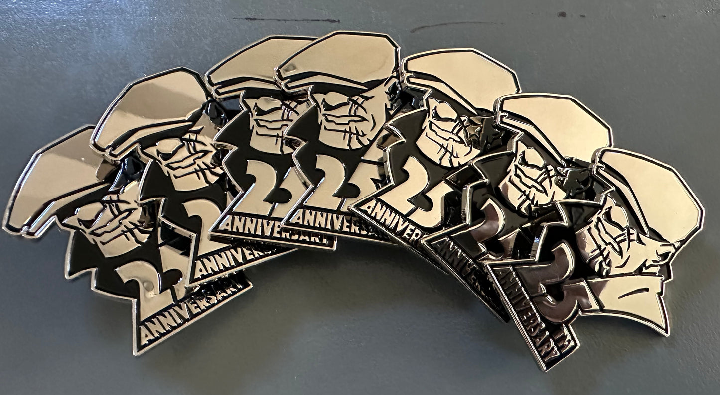 The GOON 25TH Anniversary lapel pin