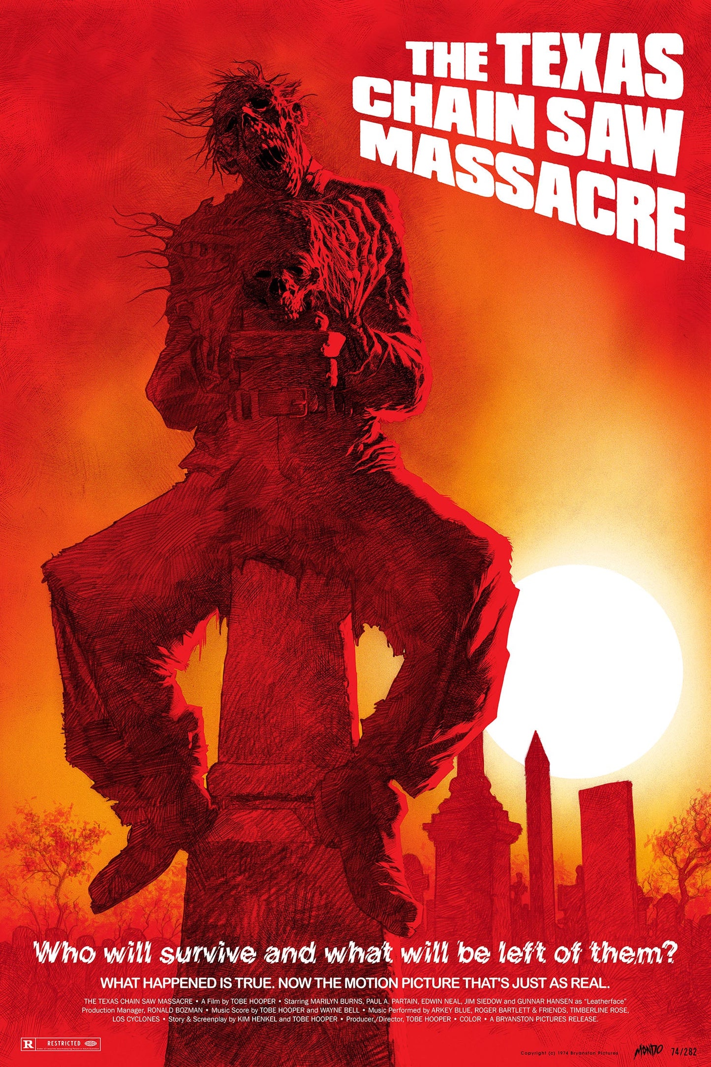 Eric Powell Mondo Poster- The Texas Chainsaw Massacre