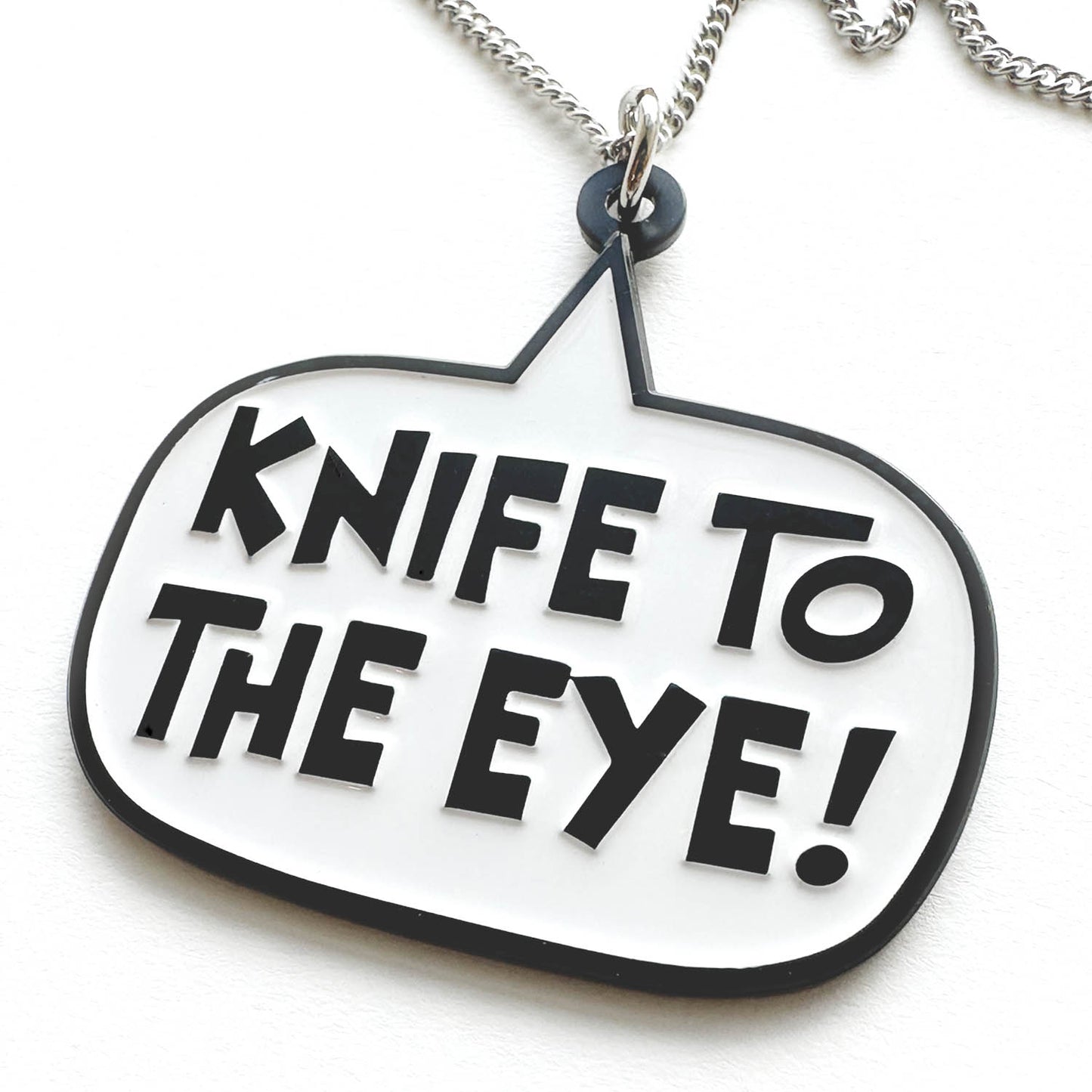Goon "KNIFE TO THE EYE!" Necklace & Earring set