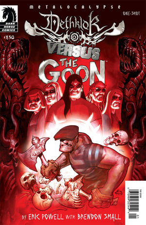 Dethklok vs The Goon (Eric Powell CVR)