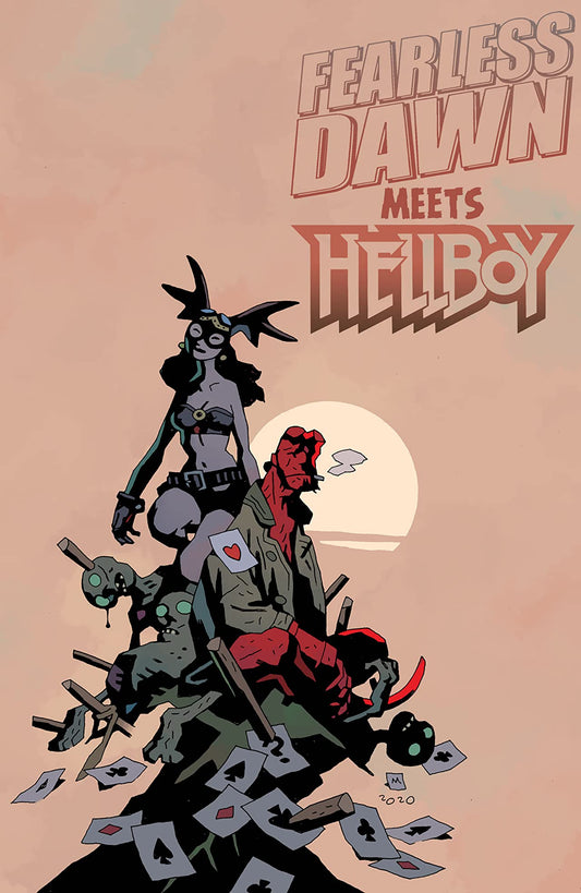 FEARLESS DAWN meets HELLBOY SPECIAL EDITION COVER MIKE MIGNOLA