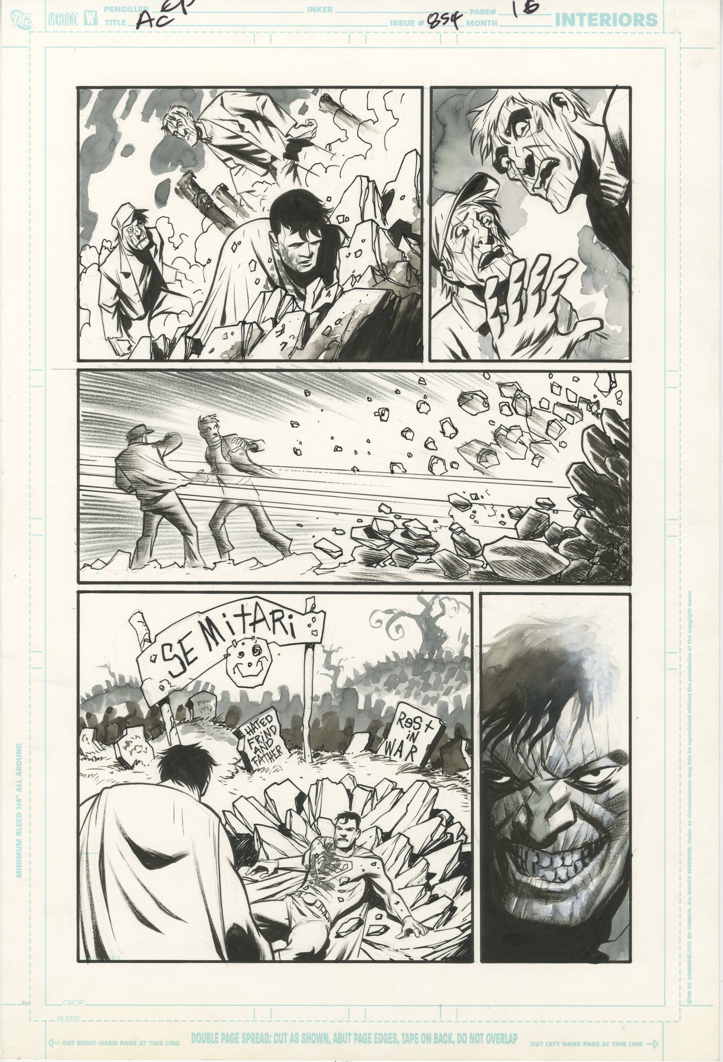 Action Comics #855, Page #16 (2007 DC, Superman: Escape From Bizarro World)
