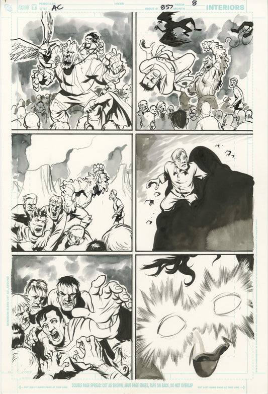 Action Comics #857, Page #8 (2007 DC, Superman: Escape From Bizarro World)