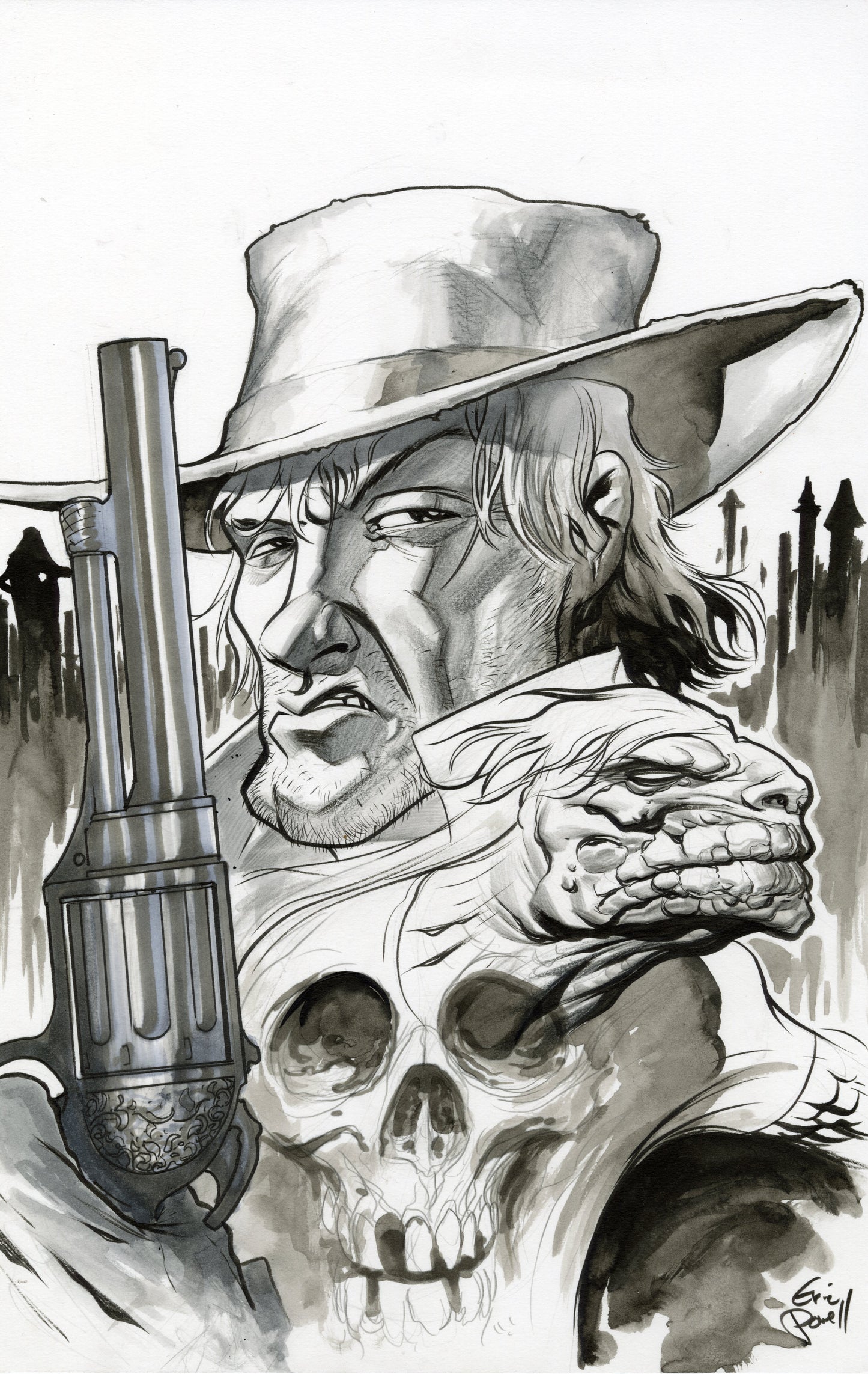 Billy the Kid's Old Timey Oddities: The Ghastly Fiend of London #3 cover (2010)