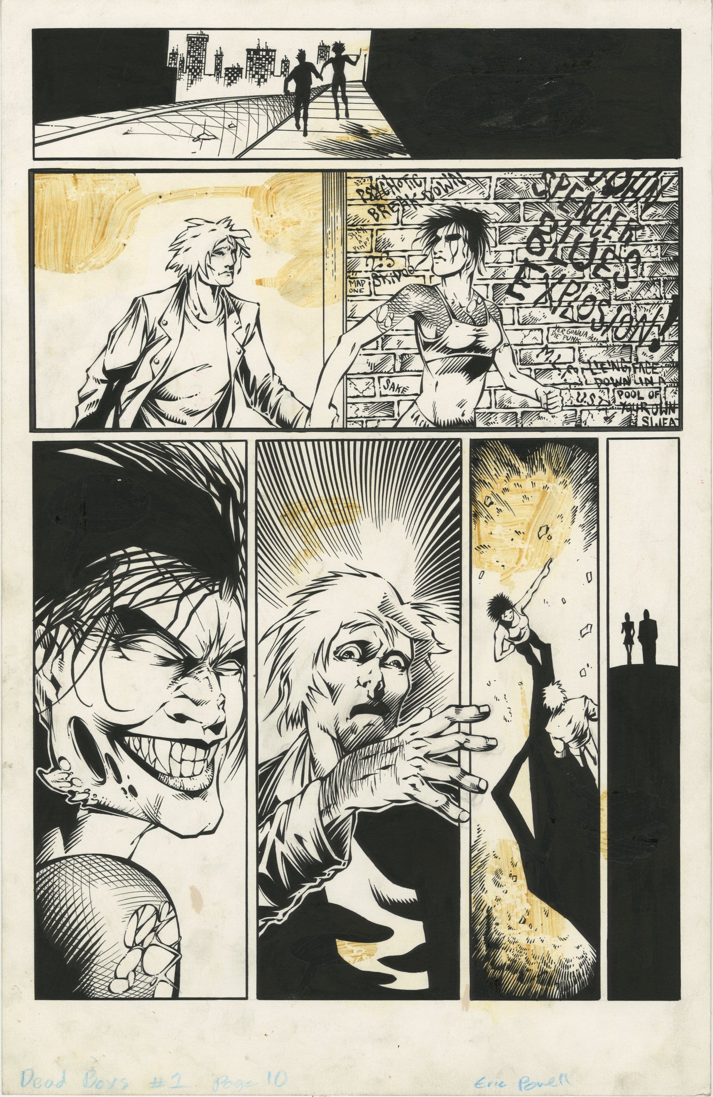 Dead Boys #1, page #10 (1997, unpublished)