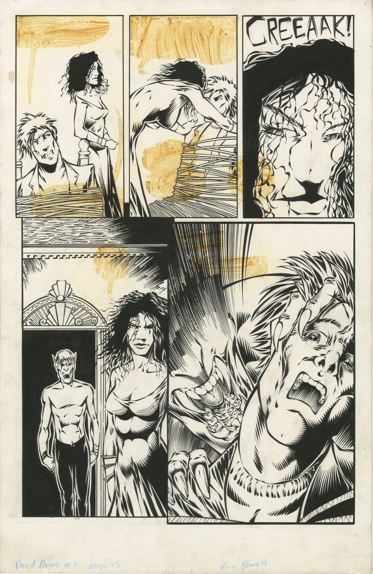 Dead Boys #1, page #15 (1997, unpublished)