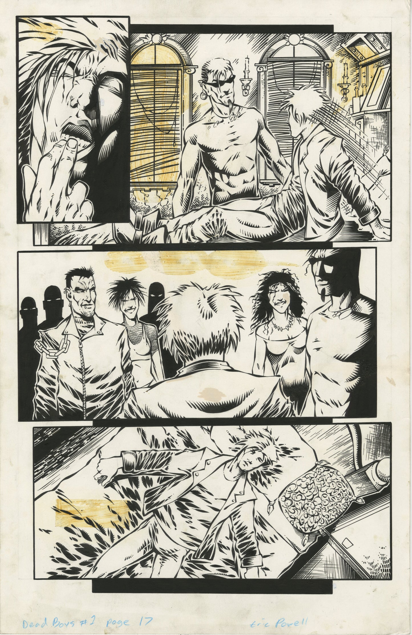 Dead Boys #1, page #17 (1997, unpublished)