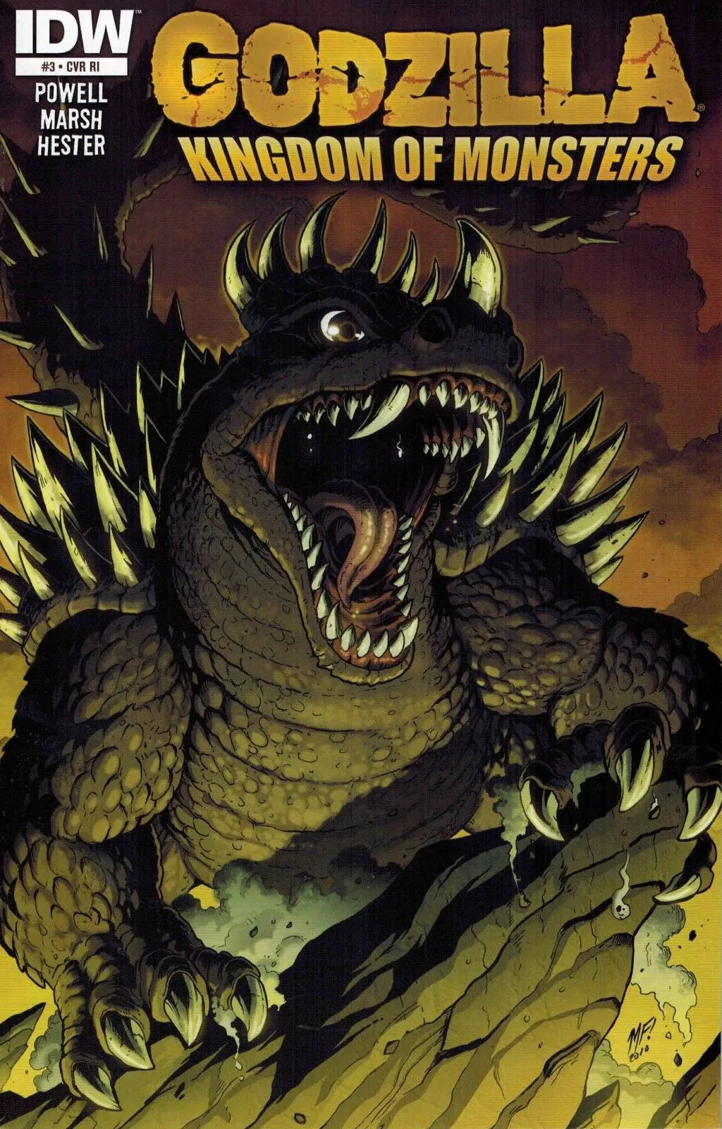 Godzilla Kingdom of Monsters #3- Matt Frank CVR