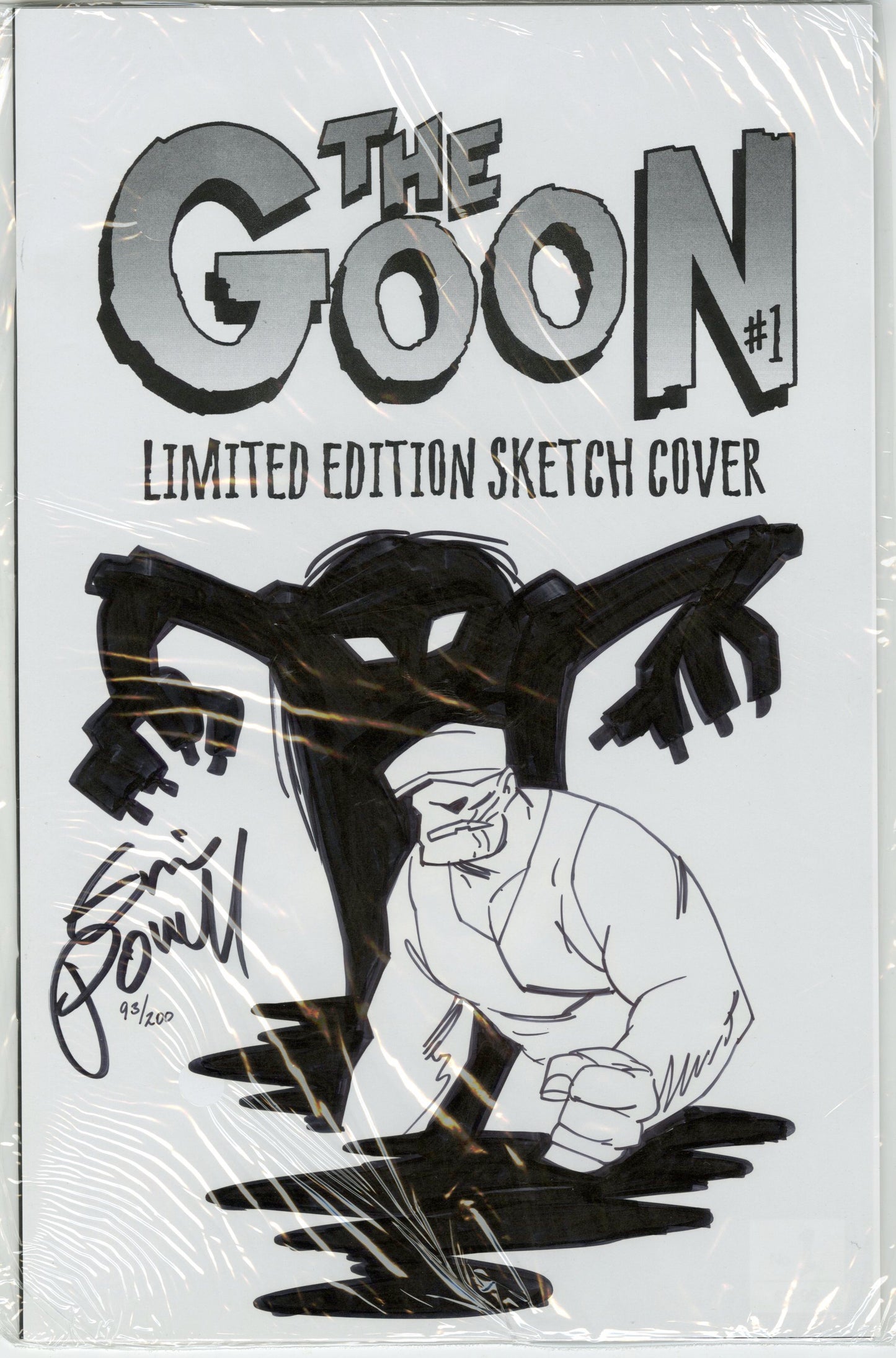 The Goon #1 Sketch Edition (2002, Albatross Exploding Funnybooks)
