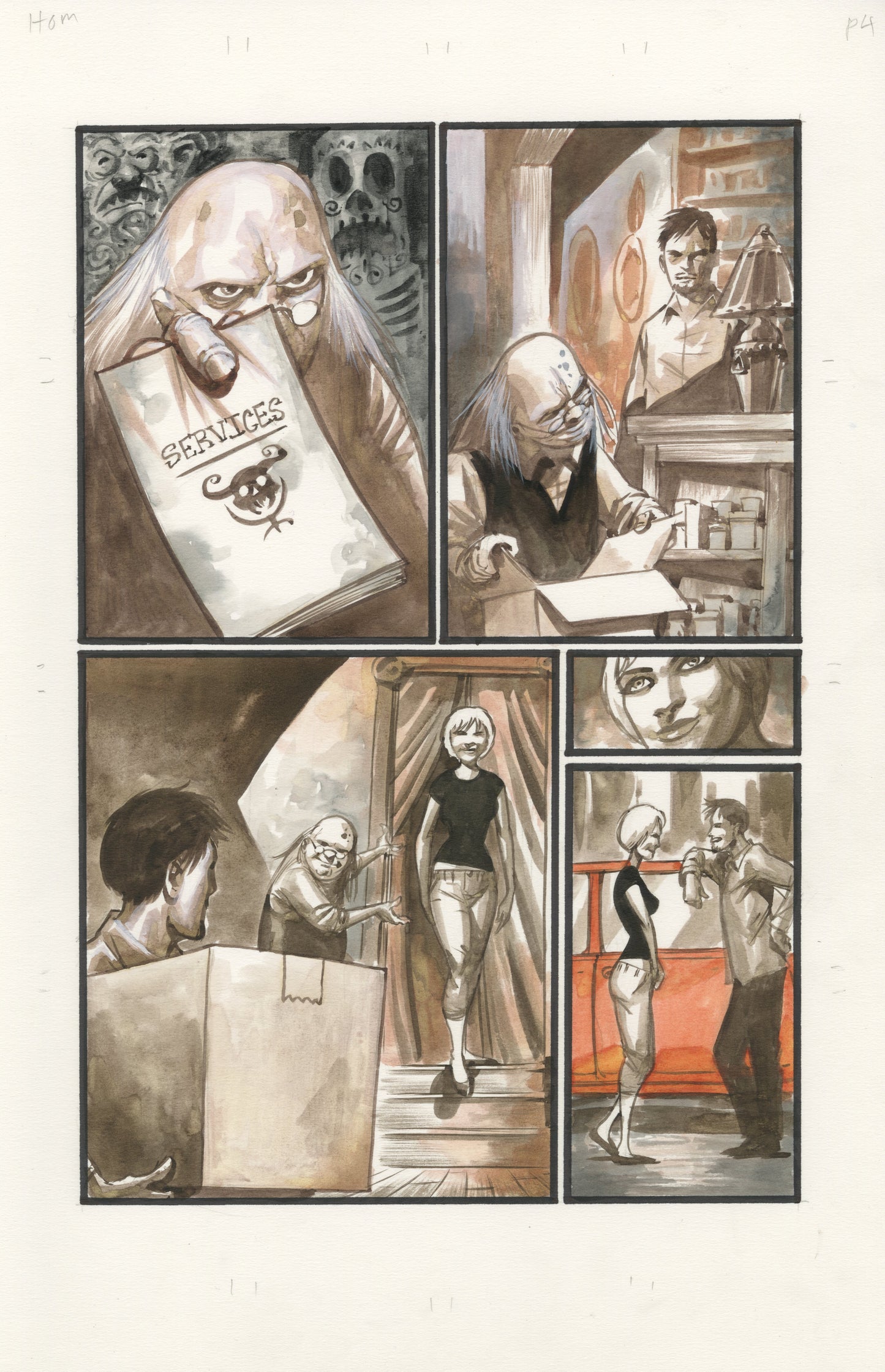House of Mystery #13, page #04 (2009, DC/Vertigo)