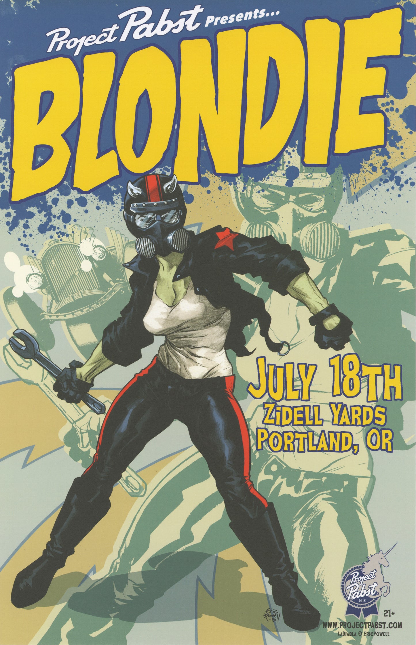 BLONDIE: Project Pabst Blondie Poster (1st La Diabla)