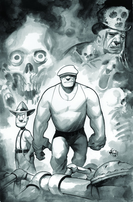 The Goon #32 Anniversary Issue Special Black & White variant cover