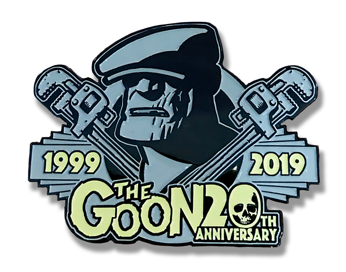 Goon 20th Anniversary lapel pin